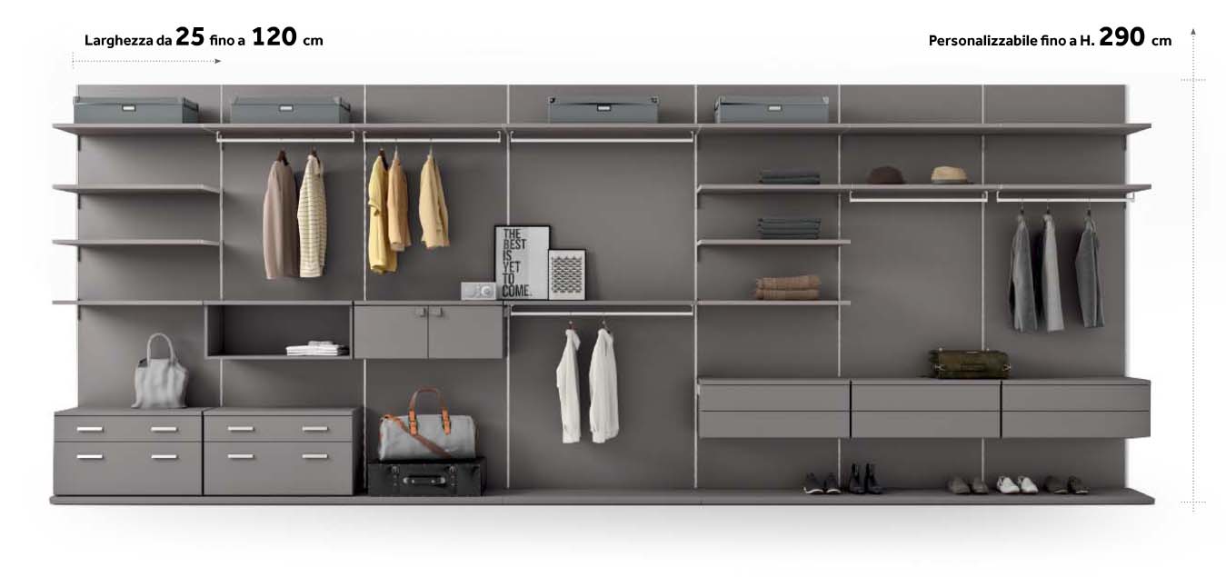 Dettagli Area walk-in wardrobe