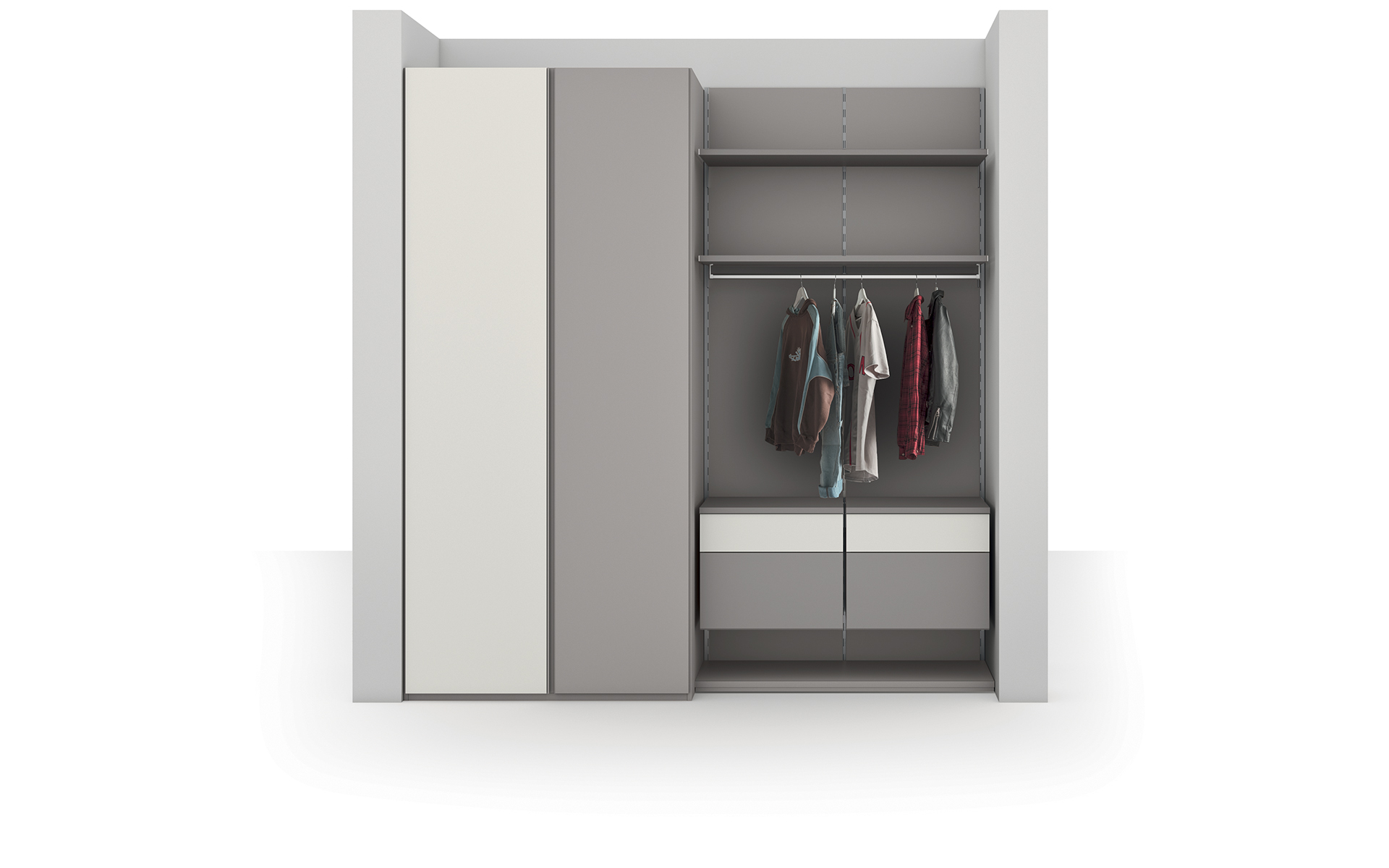 Dettagli Inside walk-in wardrobe