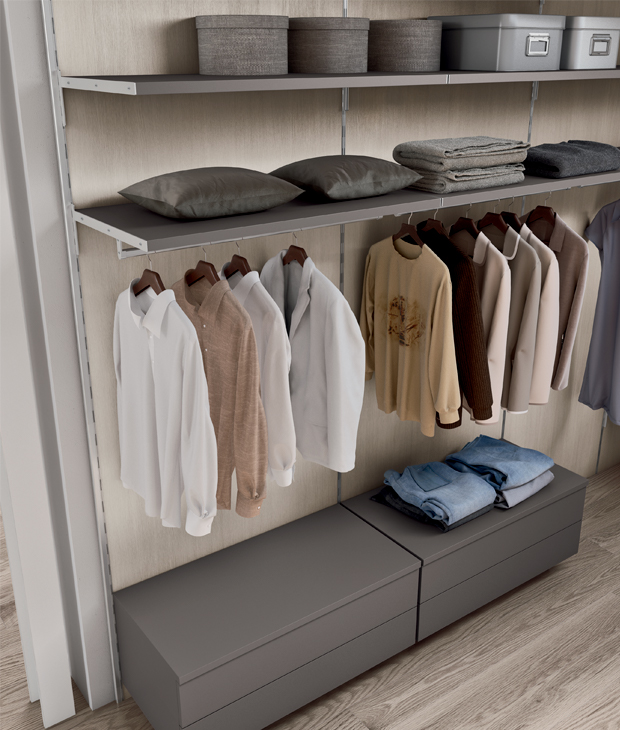Dettagli Area walk-in wardrobe