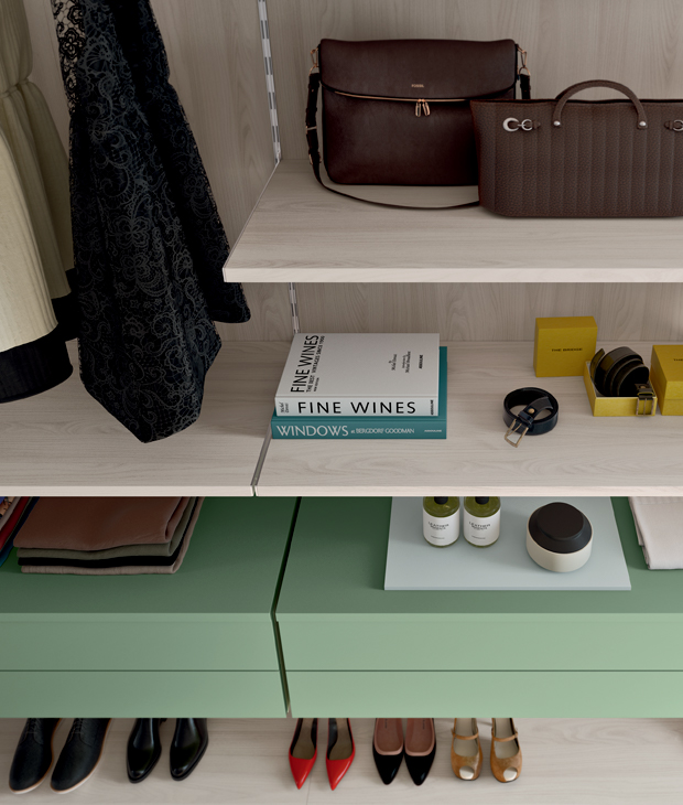 Dettagli Area walk-in wardrobe