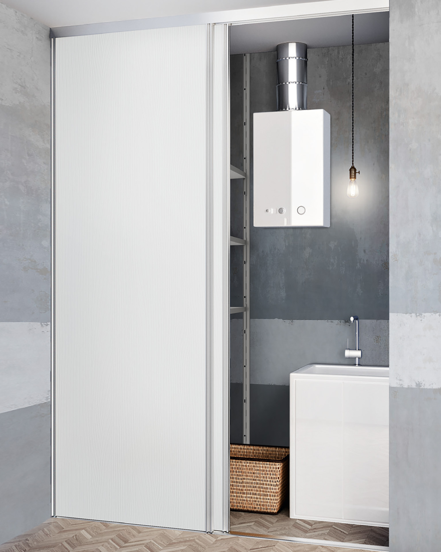 Immagine Chiusura ante scorrevoli a pannello_comp. 616